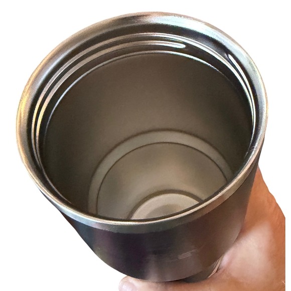 Stanley 20 oz Tumbler Black Stainless Steel Travel Mug Lid New no Straw - Picture 5 of 7